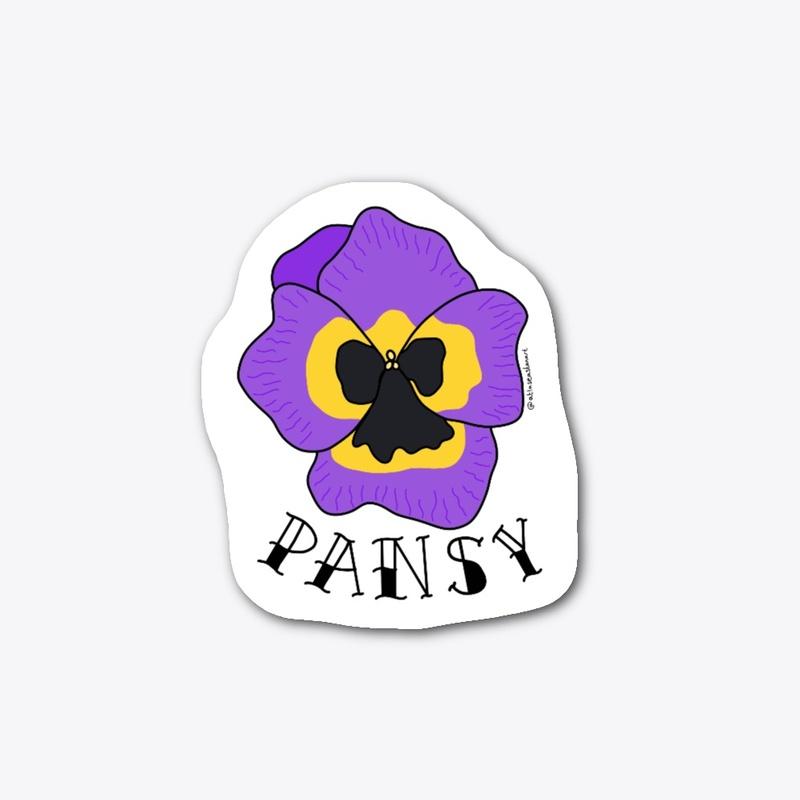 Pansy Sticker