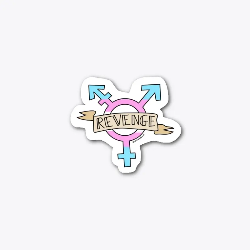 Trans Revenge Sticker