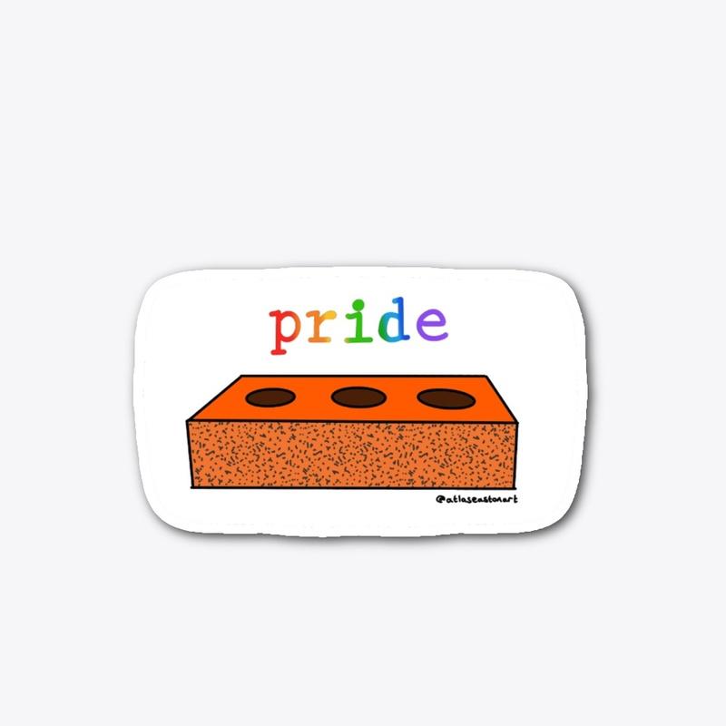 Pride Brick Sticker